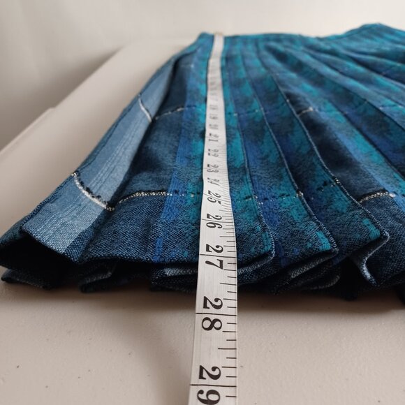 Sportrite Vintage Reversible Wool Pleated Midi Skirt - Picture 11 of 12